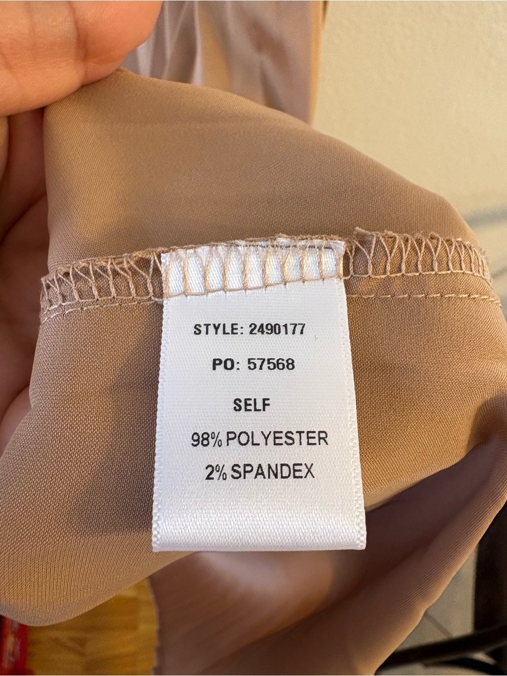 Current Air Sleeveless V-Neck Pleated Midi Dress in Brown - Picture 4 of 4